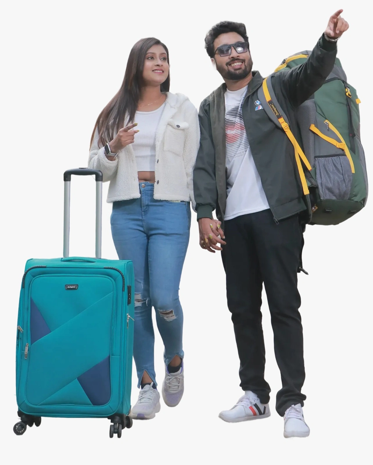 Shopping cart and smartphone